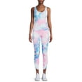 thumbnail image 1 of No Boundaries Juniors' Ruched Tank Top and Leggings Set, 2-Piece, 1 of 5
