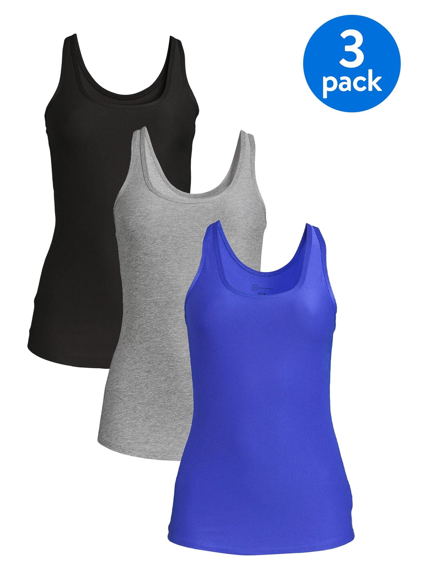 No Boundaries Juniors Scoop Neck Tank Top 3-Pack - Walmart.com No Boundaries Juniors Scoop Neck Tank Top 3-Pack - Walmart.com
