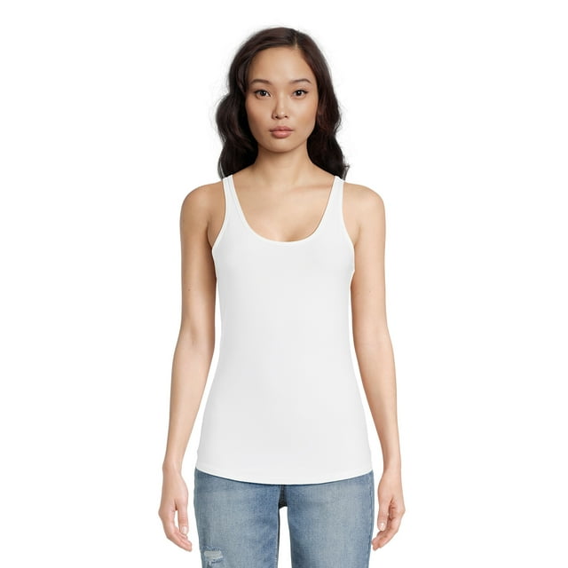 No Boundaries Scoop Neck Tank Top, Women's - Walmart.com