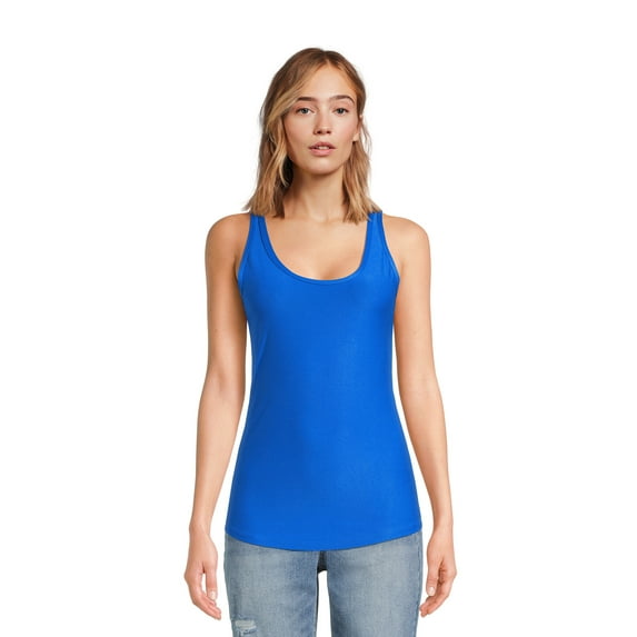 No Boundaries Scoop Neck Tank Top, Women's