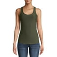 thumbnail image 1 of No Boundaries Juniors' Scoop Neck Tank Top, 1 of 6