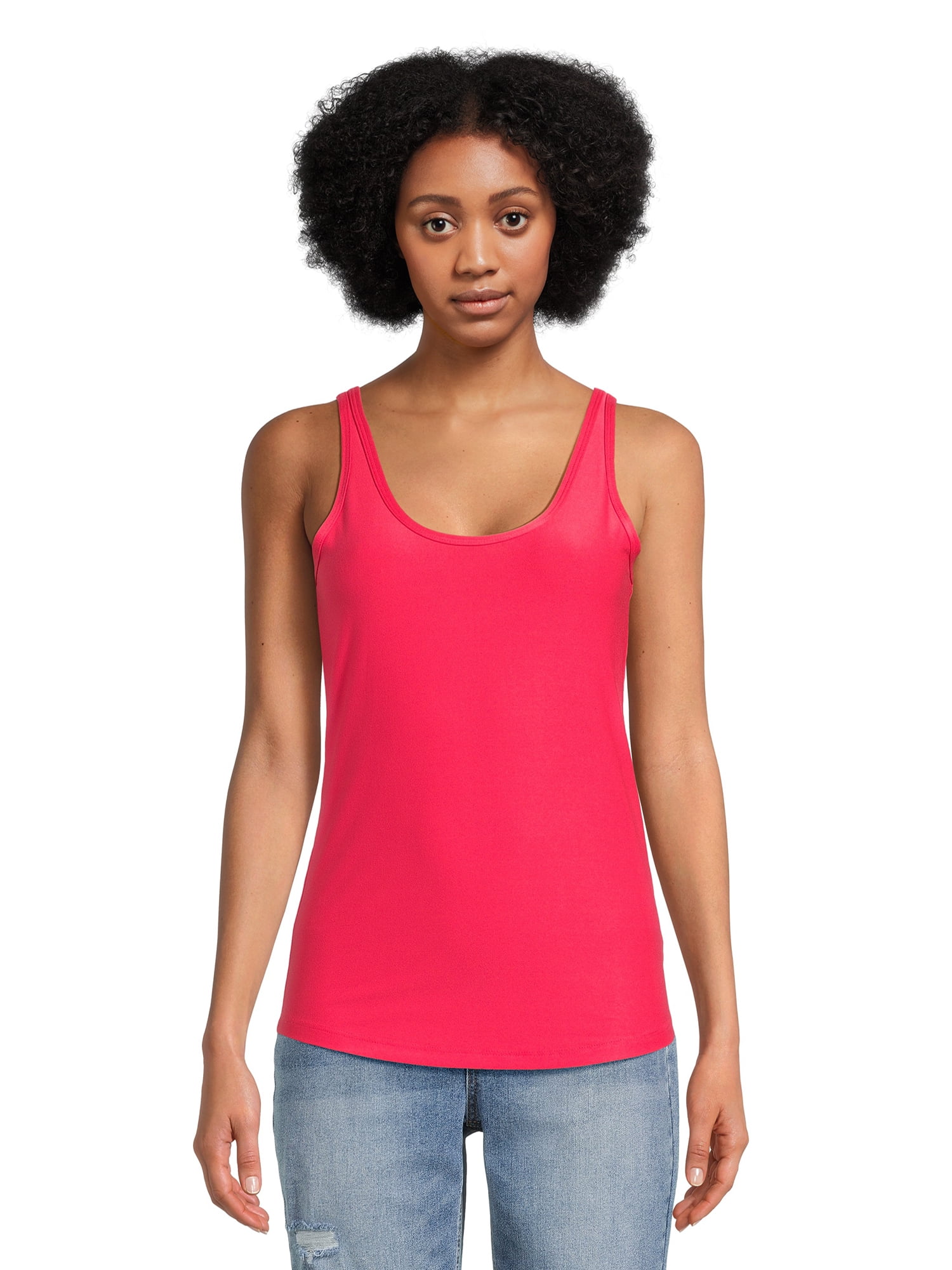 No Boundaries Juniors Scoop Neck Tank Top - Walmart.com