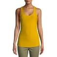 thumbnail image 1 of No Boundaries Juniors' Scoop Neck Tank Top, 1 of 6