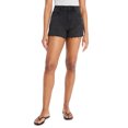 thumbnail image 1 of No Boundaries Juniors Seamed Denim Shorts, Sizes 1-21, 1 of 5