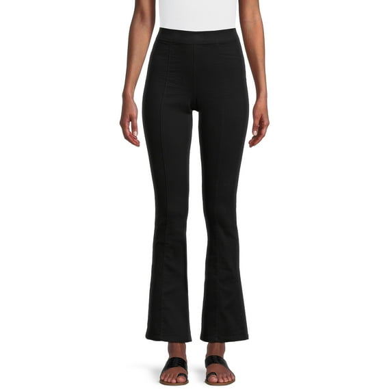 No Boundaries Juniors Seamed Pull On Flare Jeggings, Sizes S-XXXL