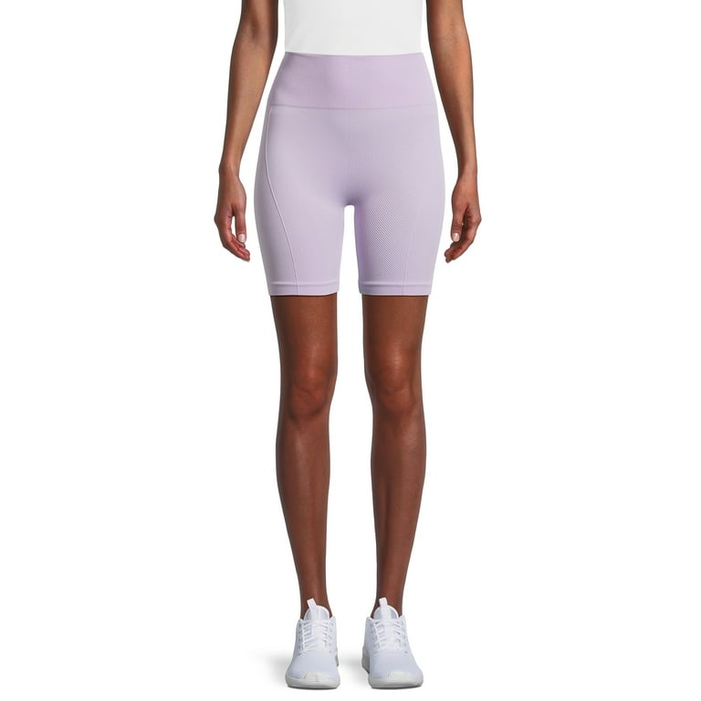 No Boundaries Juniors' Seamless Bike Shorts Inseam High Waist