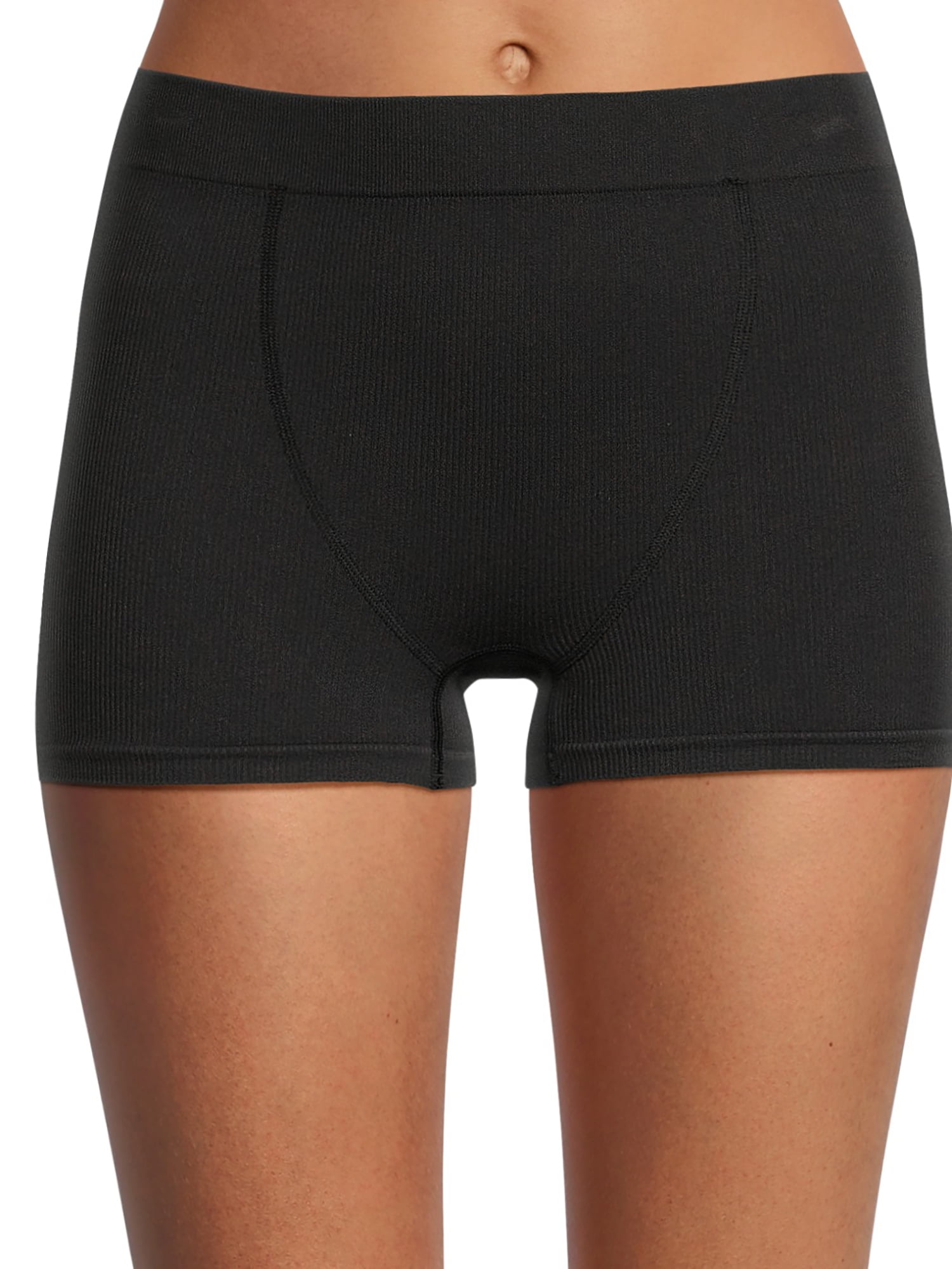 No Boundaries Juniors Seamless Boxer Boyshort Panty - Walmart.com