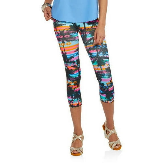 No Boundaries Juniors' Seamless Capri Leggings