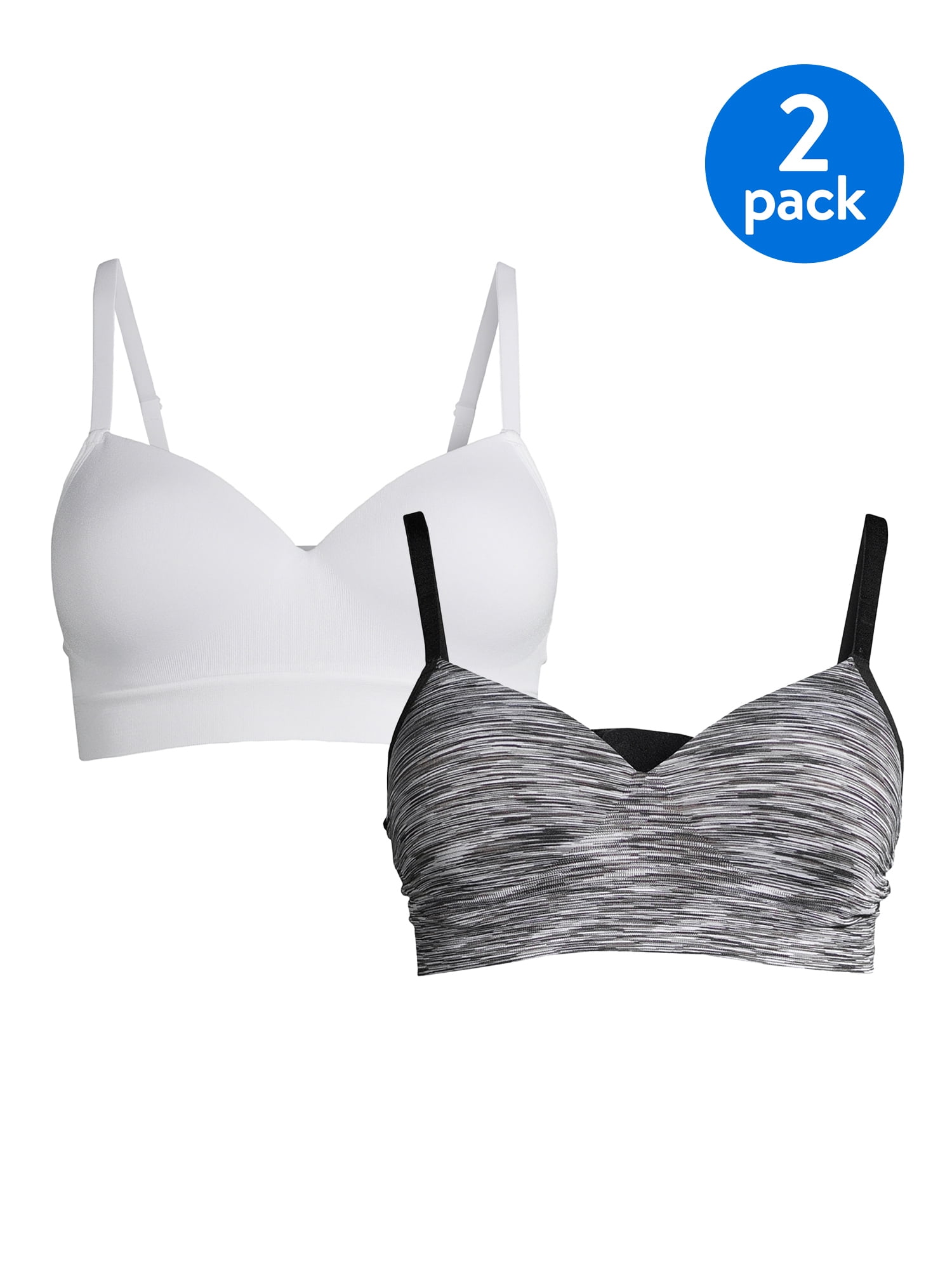 2 Pack Cute & Comfy lightly padded cami bra - lacysouls