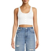 No Boundaries Juniors' Seamless Henley Bra