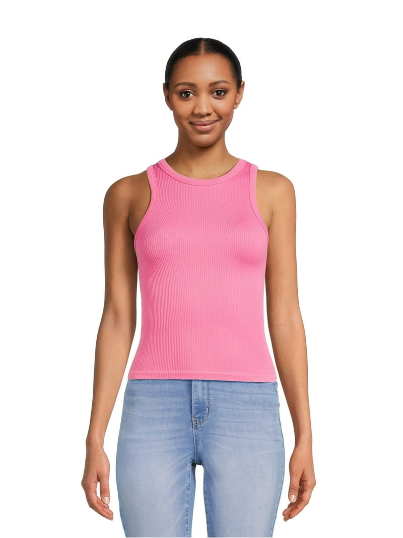 Seamless Tank Juniors Ribbed Tank Tops No Boundaries Seamless Tank - Main Image