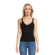 No Boundaries Juniors Seamless Lace Tank Top, Sizes XS-XL