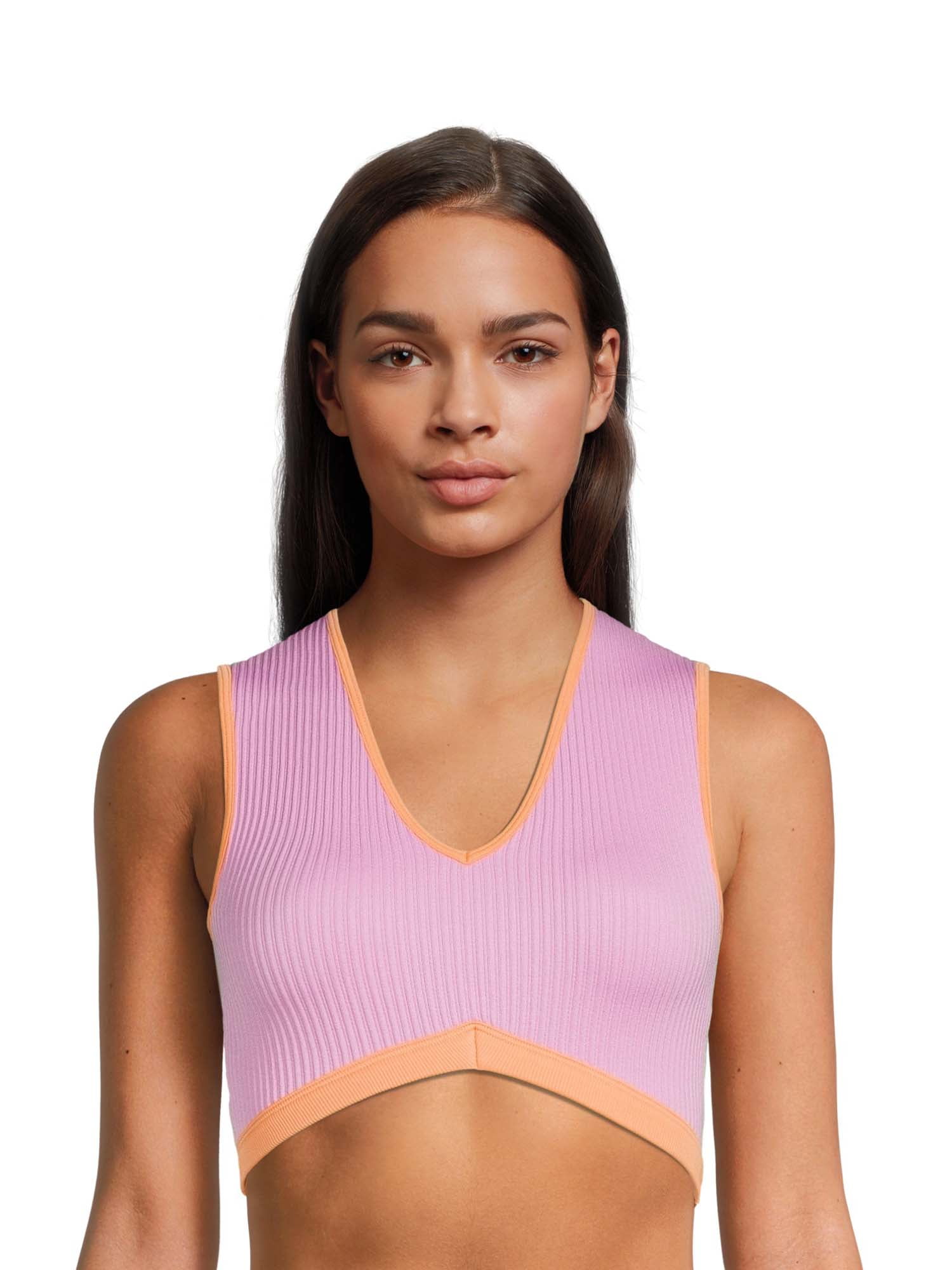 PINK Seamless Plunge Bralette