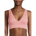 thumbnail image 1 of No Boundaries Juniors' Seamless V-Neck Bralette, 1 of 5