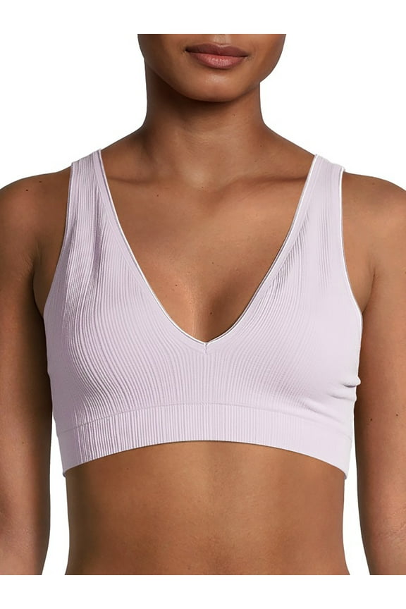 Juniors' Seamless V-Neck Bralette