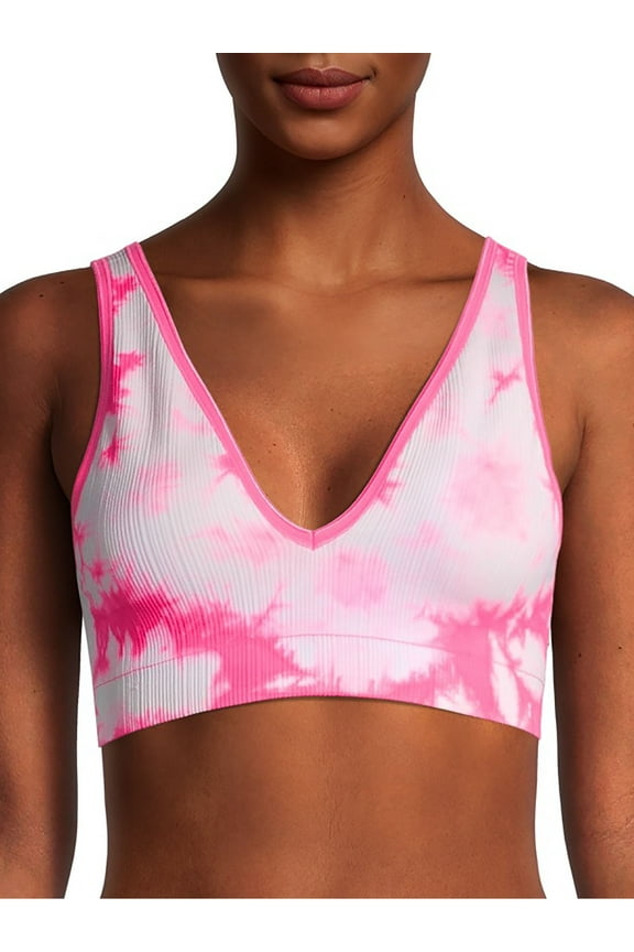 Juniors' Seamless V-Neck Bralette