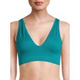 thumbnail image 1 of No Boundaries Juniors' Seamless V-Neck Bralette, 1 of 6