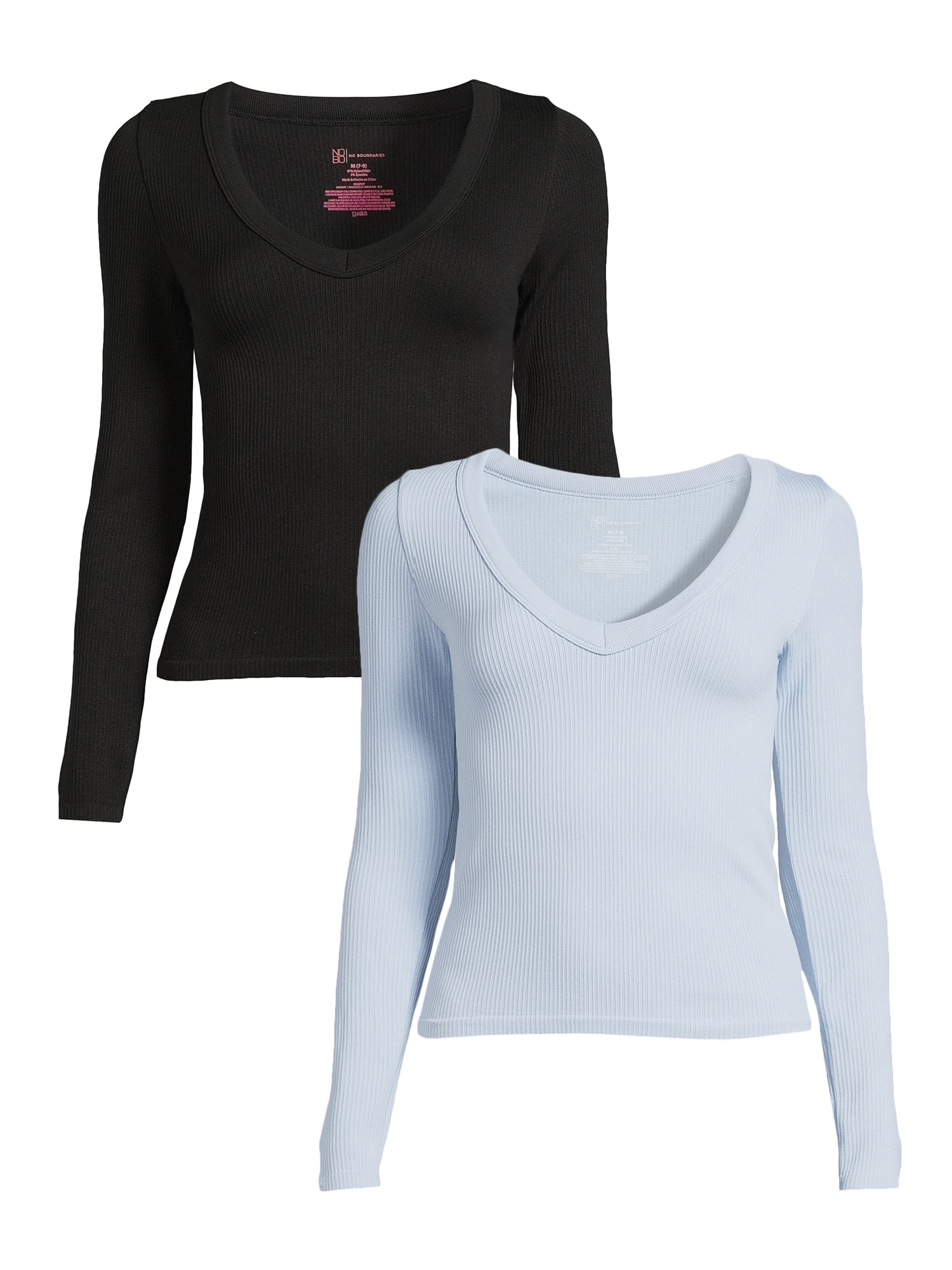 no boundaries long sleeve v neck