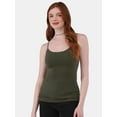 thumbnail image 1 of No Boundaries Shelf Bra Cami Top, Women's, 1 of 5