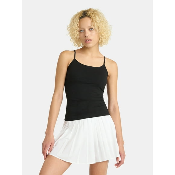 Cropped Shelf Bra Cami Top, Women's