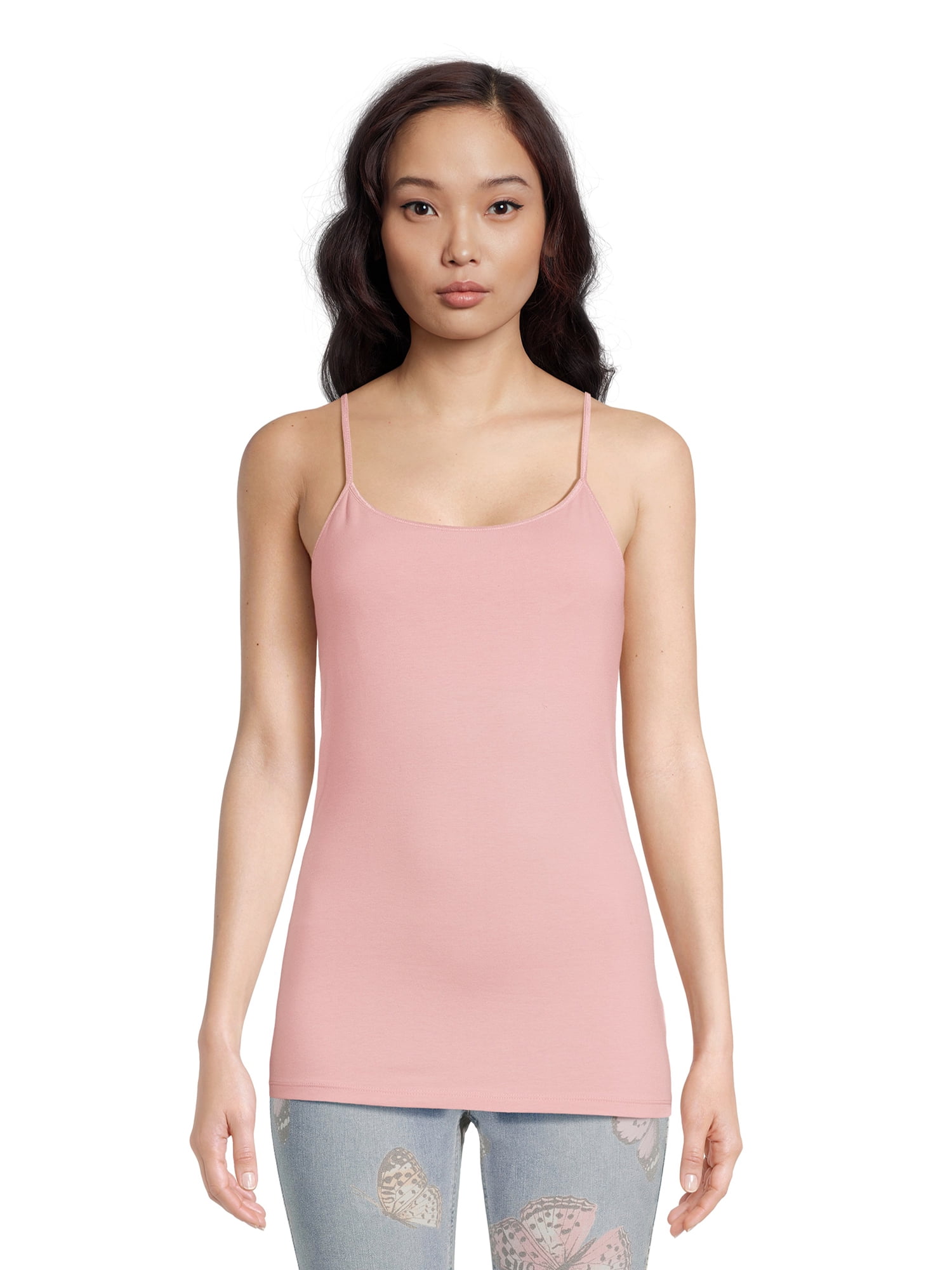 No Boundaries Juniors Shelf Bra Camisole