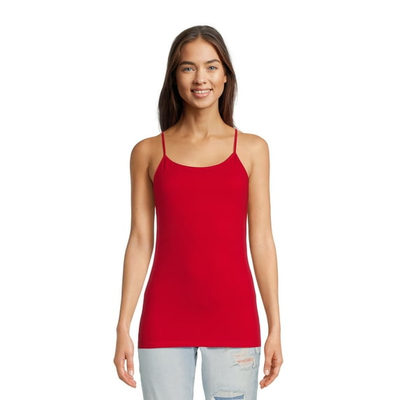 No Boundaries Juniors Shelf Bra Camisole