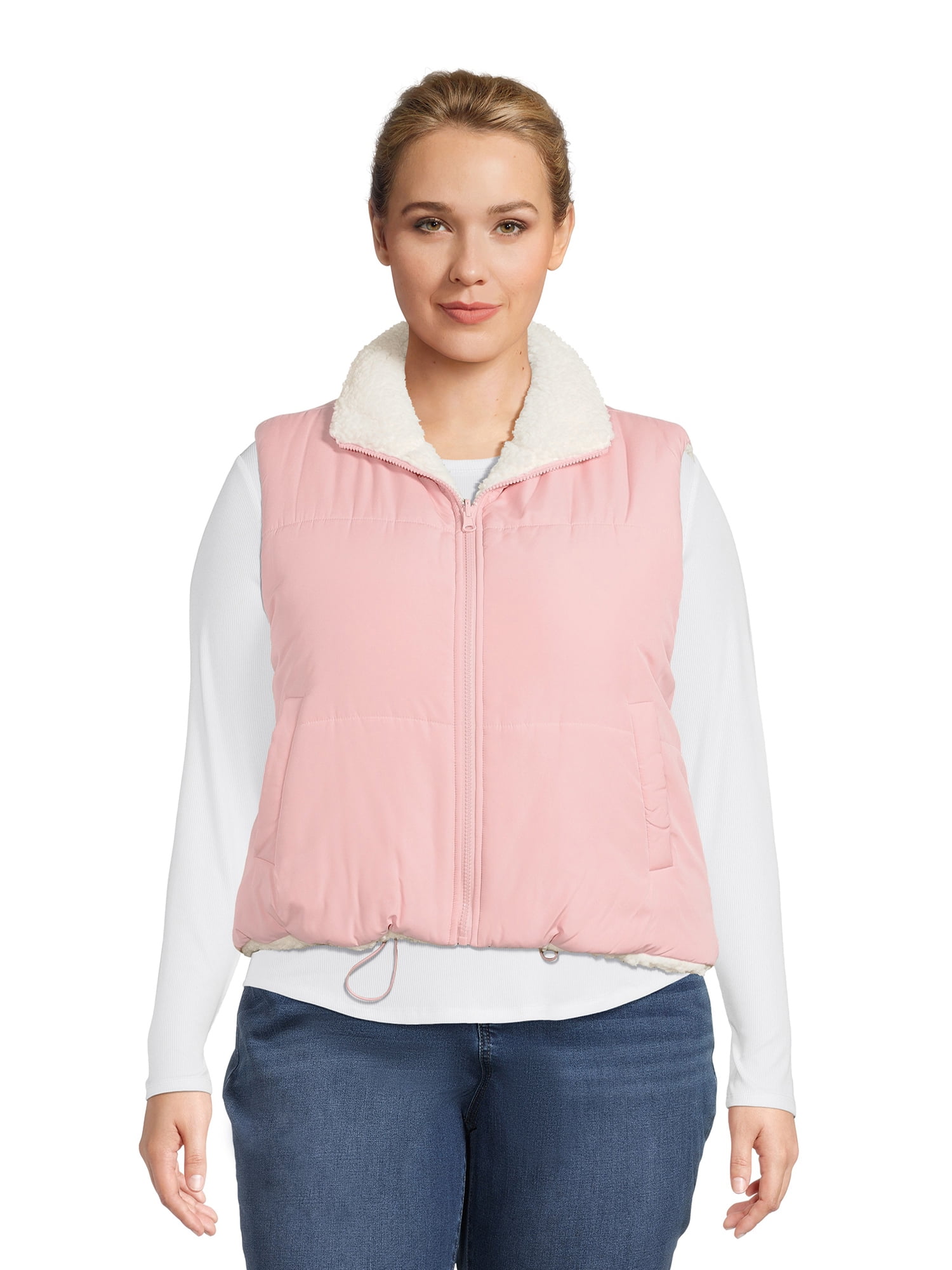 No Boundaries Juniors Sherpa Puffer Vest