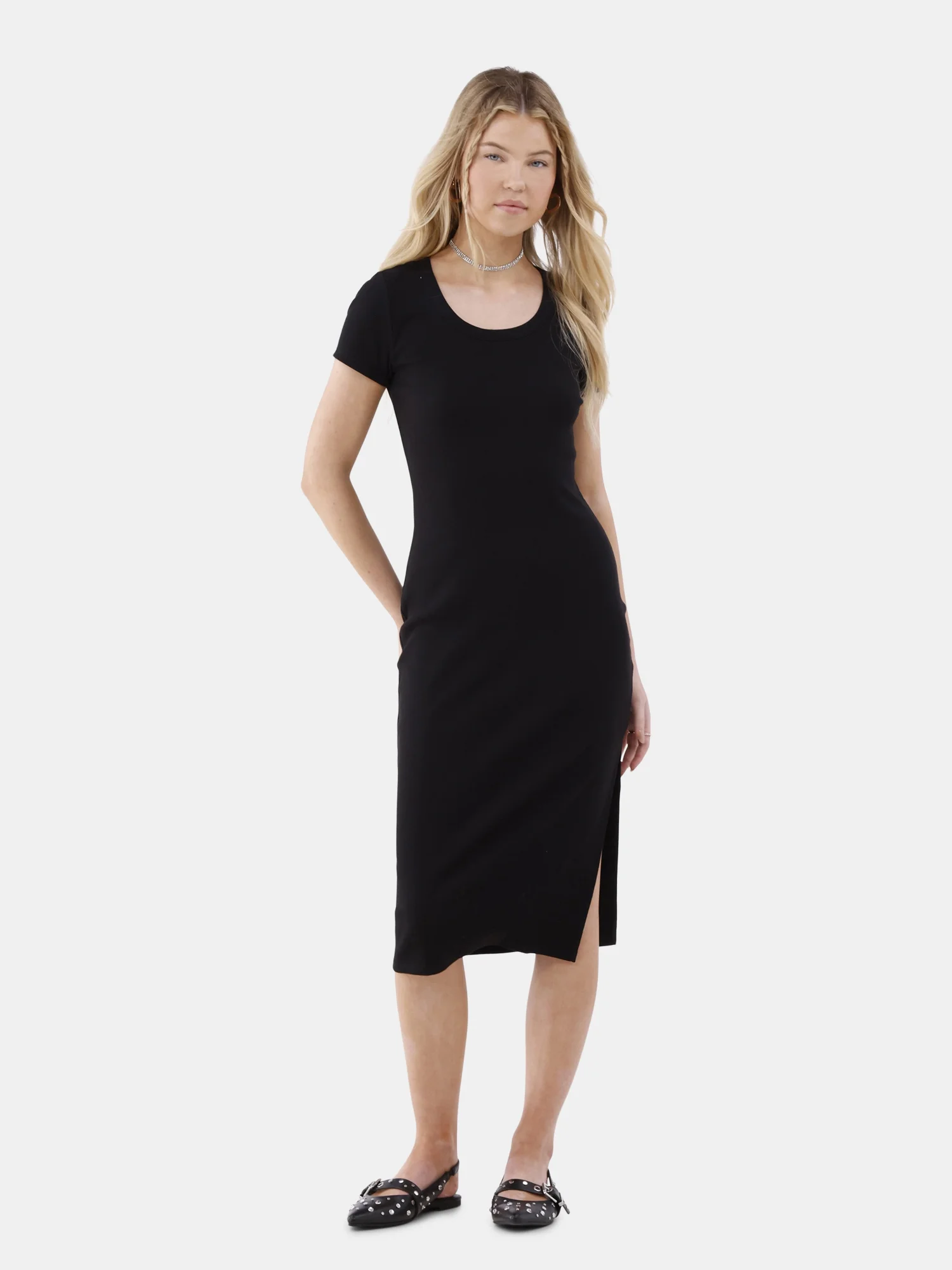 No Boundaries Midi TShirt Dress — free download