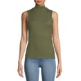 thumbnail image 1 of No Boundaries Juniors' Sleeveless Mock Neck Top, 1 of 5