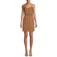 thumbnail image 1 of No Boundaries Juniors' Sleeveless Plaid Dress, 1 of 5