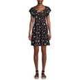thumbnail image 1 of No Boundaries Juniors' Smocked Waist Dress, 1 of 5