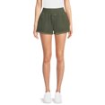 thumbnail image 1 of No Boundaries Juniors Smocked Waist Shorts, Sizes XS-3XL, 1 of 5