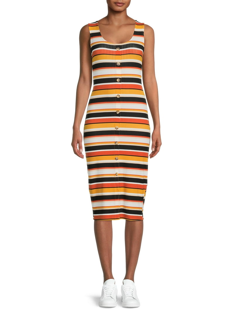 below the knee bodycon dress Weyland Bodycon Midi Dress, Square Neck Midi main image 1