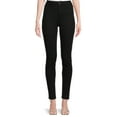 thumbnail image 1 of No Boundaries Juniors' Super High Rise Curvy Jeggings with Destruction, 1 of 5