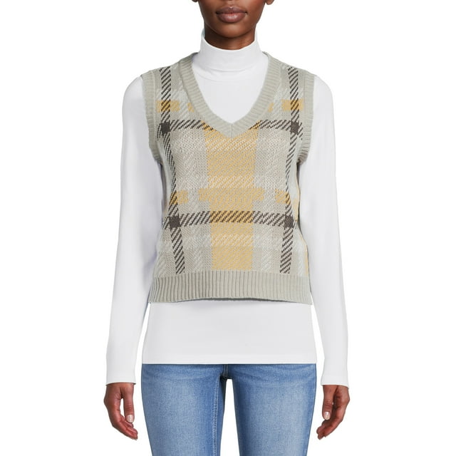 No Boundaries Juniors Sweater Vest