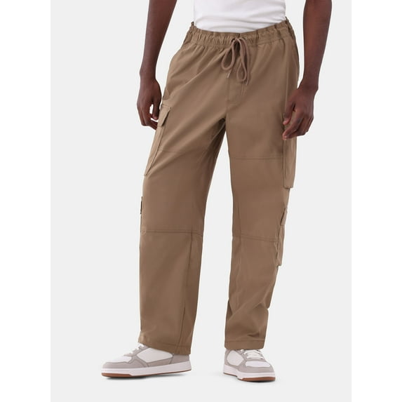 No Boundaries Men's and Big Men's Multi Pocket Cargo Pants, Sizes XS-3XL