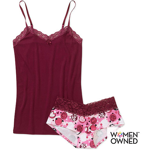 No Boundaries Juniors Tank And Panty Set