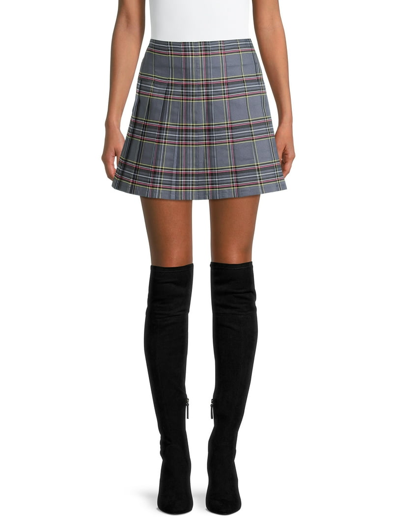 No Boundaries Juniors Tennis Skirt - Waisted Pleated Design