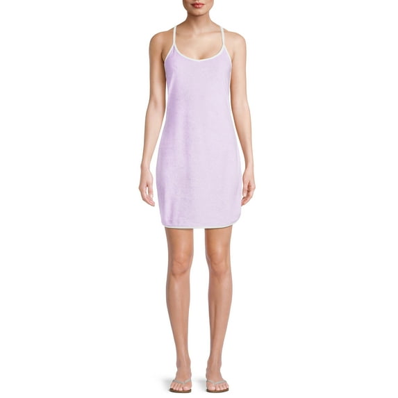 No Boundaries Juniors' Terry Racerback Dress
