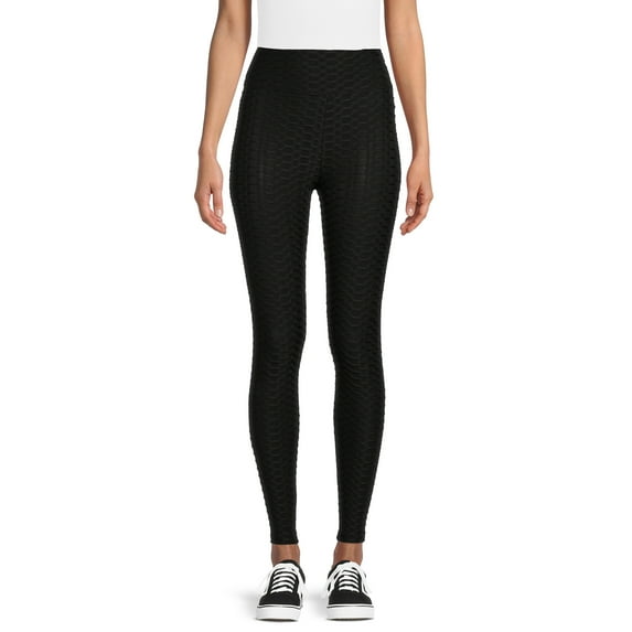 No Boundaries Juniors’ Textured Leggings