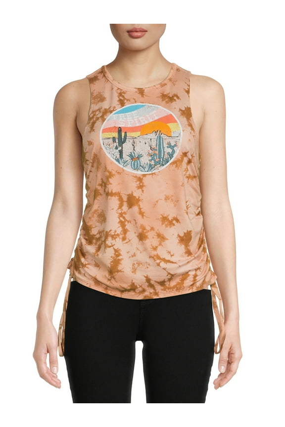 Juniors’ Tie Dye Tank Top