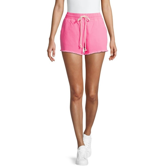 No Boundaries Juniors' Tie Front Shorts