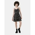 No Boundaries Tiered Corset Ruffle Dress, Women’s - Walmart.com