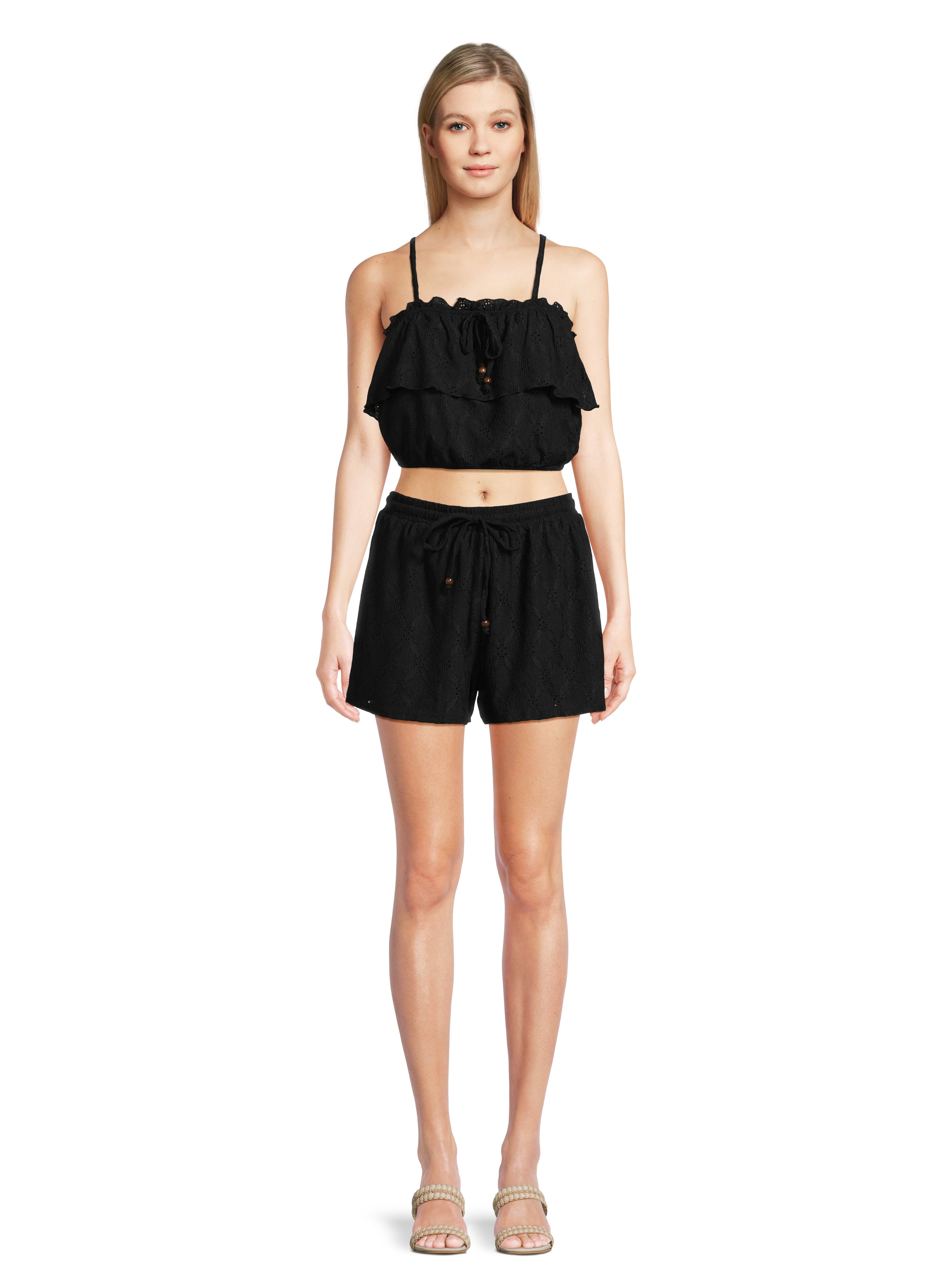 No Boundaries Women s Seamless Cami Boyshort Set Sizes XS XXXL