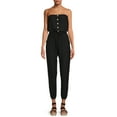 thumbnail image 1 of No Boundaries Juniors' Tube Jumpsuit, 1 of 5
