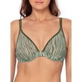 thumbnail image 1 of No Boundaries Juniors' Unlined Sheer Mesh Demi Underwire Bra, Style-NB461, 1 of 4