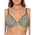 thumbnail image 1 of No Boundaries Juniors' Unlined Sheer Mesh Demi Underwire Bra, Style-NB461, 1 of 4