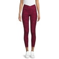 thumbnail image 1 of No Boundaries Juniors' V-Front Crossover Leggings, 1 of 5