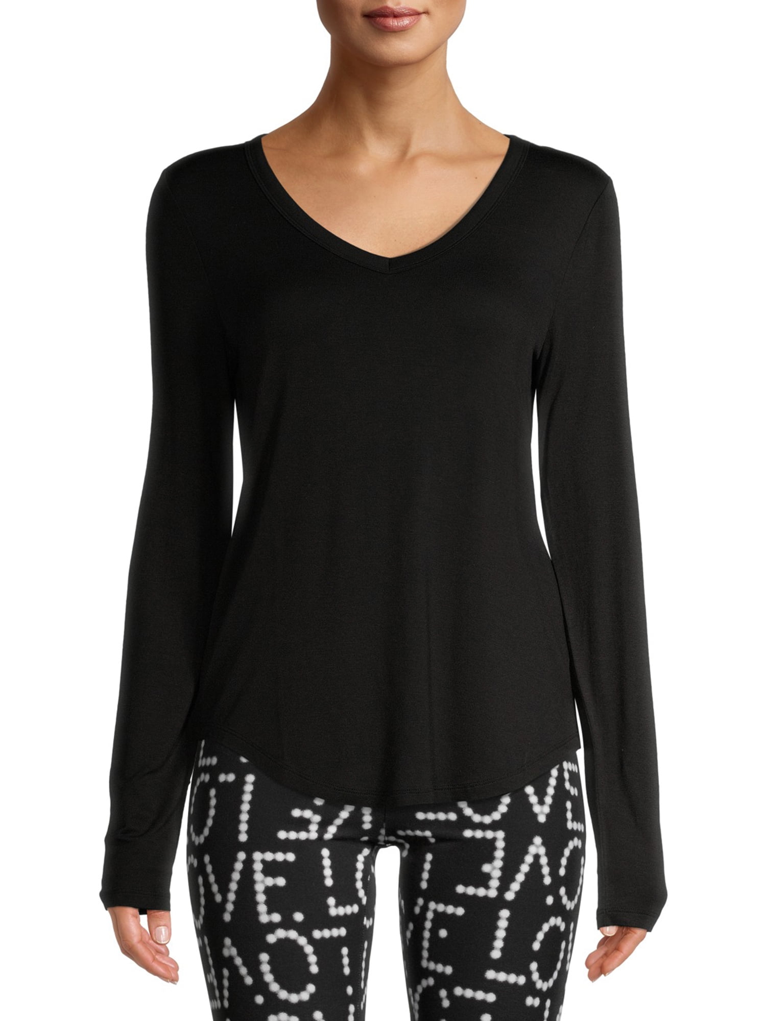 No Boundaries Juniors' V-Neck Tee