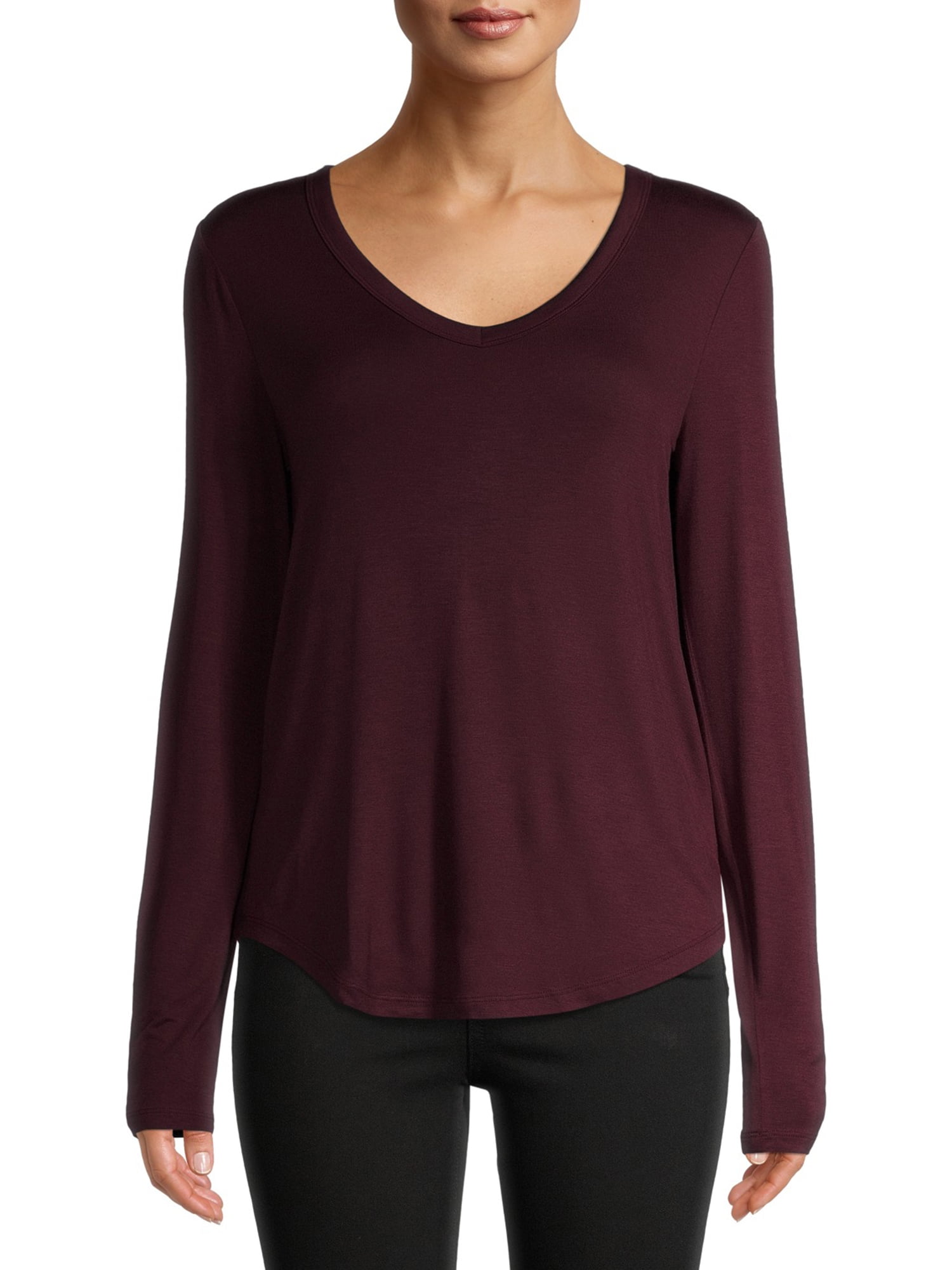 No Boundaries Juniors' V-Neck Tee